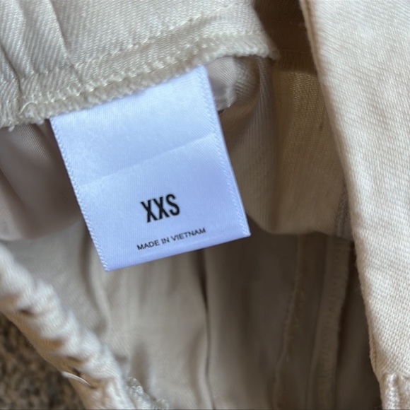 2 Express high waisted linen blend pull on pants, size XXS.. fits up to S - Picture 8 of 13